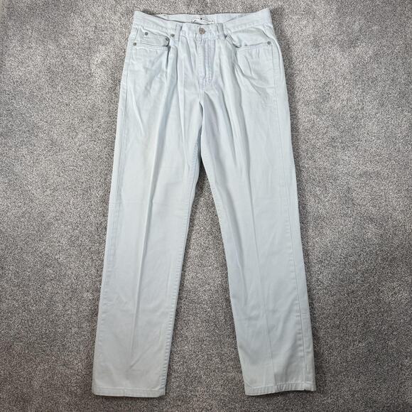 Vintage Tommy Hilfiger Jeans Denim Womens 10 Light Blue Straight Leg 00s 170364 - Picture 1 of 14